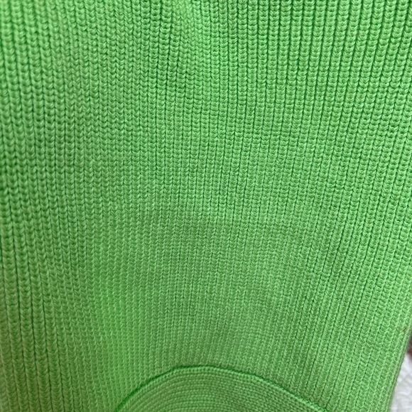 Free People Beach Orchid Convertible Sweater Tank-L-Bright Green-see pics NWOT - Picture 11 of 12